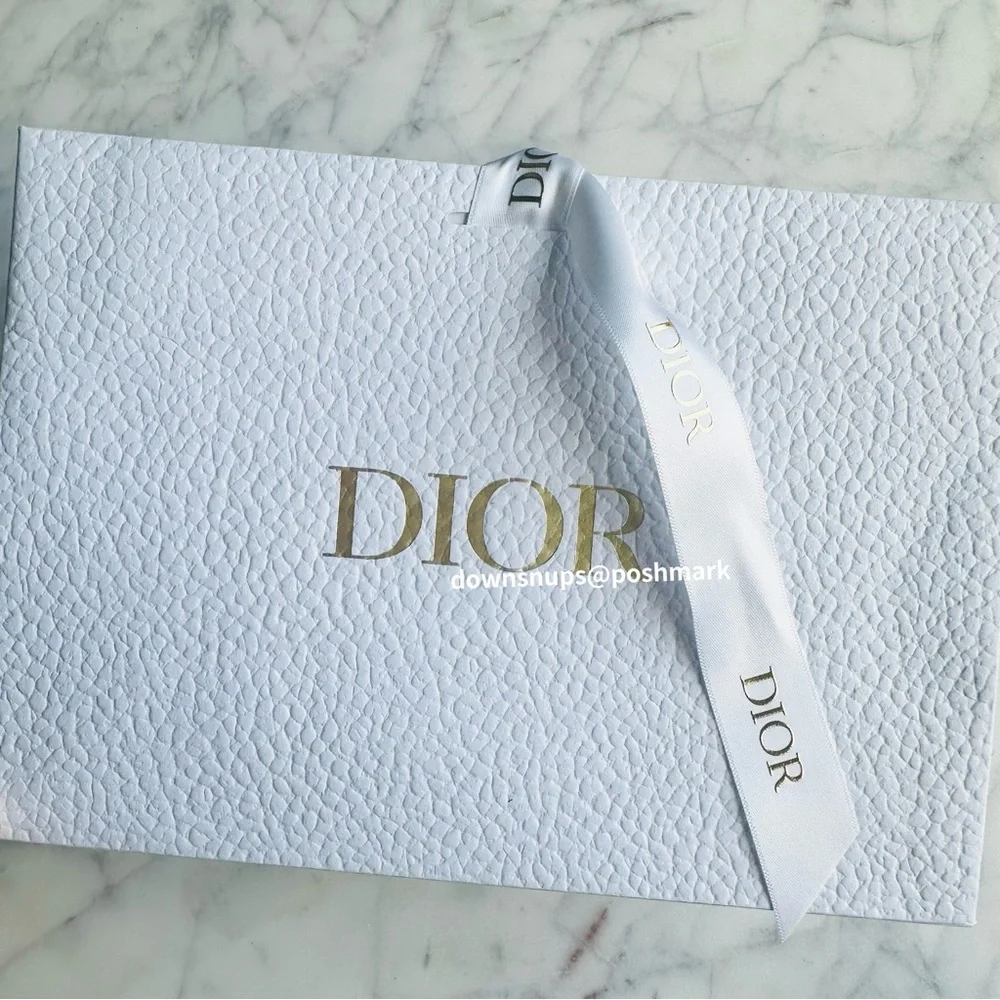 Authentic Dior tie top gift box